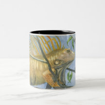Gold Iguana Mug