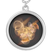 Gold info. never personalized necklace