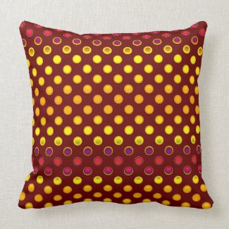 Gold Jeweled Look Pillow
