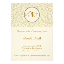 Gold Julep Scroll Custom Announcement