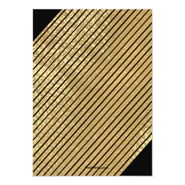 Gold Justice Scale Invitation
