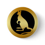 GOLD KANGAROO PIN