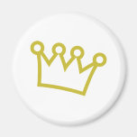 gold king crown deluxe refrigerator magnets