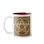 Gold Knotwork Pentacle Mug