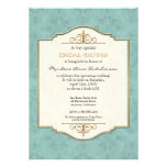 Gold & Lace Classic Formal Elegant Bridal Shower Announcement
