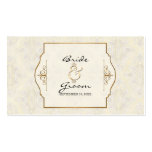 Gold &amp; Lace Formal Elegant Wedding Favor Gift Tags Business Cards