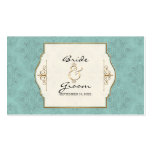 Gold &amp; Lace Formal Elegant Wedding Favor Gift Tags Business Card Templates