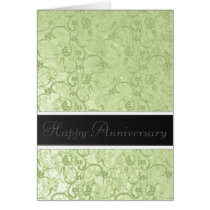 Gold Leaf Anniversary Cards
