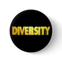 Gold Letter Diversity Button buttons
