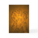 Gold Light Bearer Angel Greeting Card