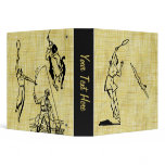 Gold Linen and Sports binders