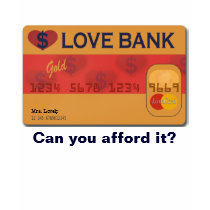 Gold Love Credit Card Tee Shirt