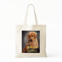Gold Love Goldens Tote Bag by normagolden Gold Love Goldens Tote Bag