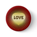 GOLD LOVE HEART buttons