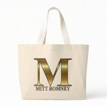 Gold M - Mitt Romney President 2012 Bags