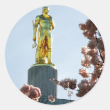 Gold Man Sticker