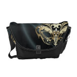 Gold Masquerade Black Messenger Bag