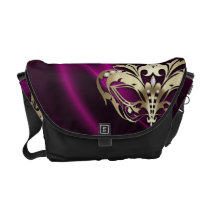 Gold Masquerade Pink Messenger Bag