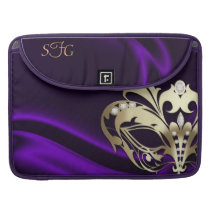 Gold Masquerade Purple Silk 15' Macbook Sleeve Sleeves For MacBook Pro
