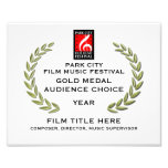 Gold Medal Certificate 10" x 8" Photo Print