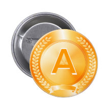 Gold Medal of Honor Pinback Button