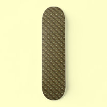 Gold Metal Circles Skateboard skateboards