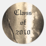 Gold Metal Class of Senior Graduation Sticker