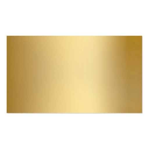 Gold Metallic Look Business Cards
