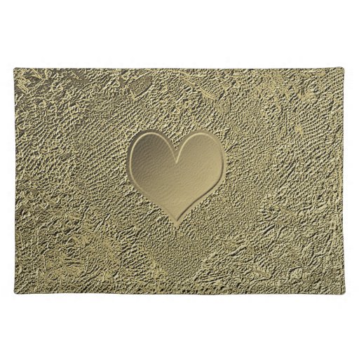 Gold Metallic Placemats Zazzle