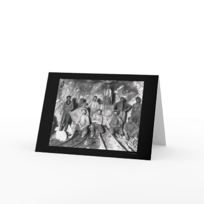 Gold Miners in South Africa 1904 Card by lc_vintagephotos