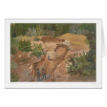 Gold Mining (0139B) Greeting Cards