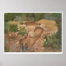 Gold Mining (0139B) Print