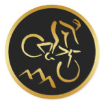 GOLD MOUNTAIN BIKER STICKERS