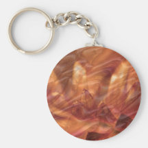 Gold n Copper Sheet :  Lotus Engraved Design Keychains