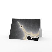 Gold Needle in Mercury Greetings Card