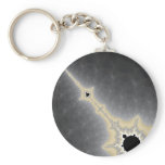 Gold Needle in Mercury Keychain