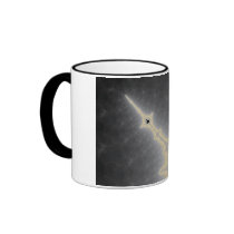 Gold Needle in Mercury Mug by JamesOakley Gold Needle in Mercury Mug