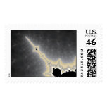 Gold Needle in Mercury Postage Stamp