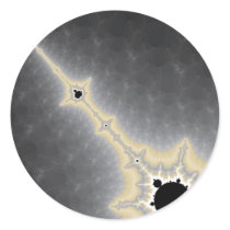 Gold Needle in Mercury Stickers