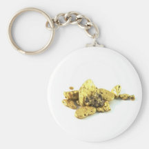 Gold Nuggets Keychain