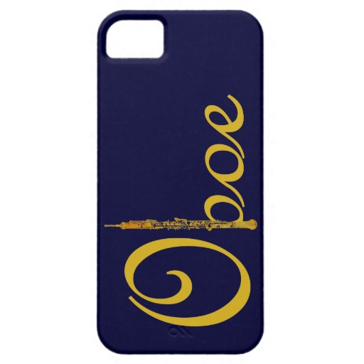 Gold Oboe iPhone 5 Cover Zazzle