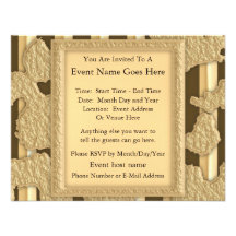 Gold On Gold Custom Announcement