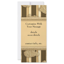 Gold On Gold Rack Cards