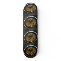 Gold Ones Custom Skate Board