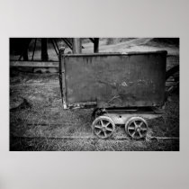 Gold Ore Cart Posters