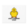Gold Panning Chick Postcard