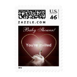 Gold Passion Heart n Swan 2 - 4j stamps