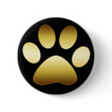 GOLD PAW PRINT buttons