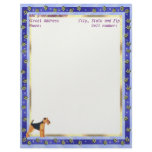 Gold Pawprints letter paper Letterhead Design