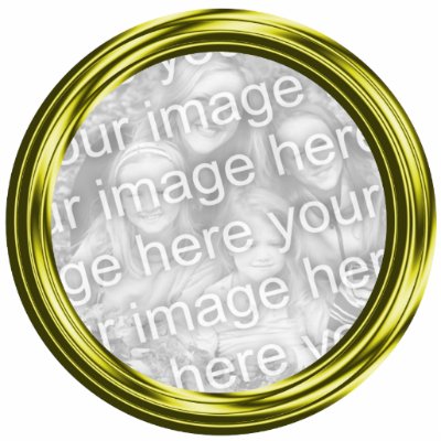 gold photo frame acrylic cut outs by DonnasPhotoFrames